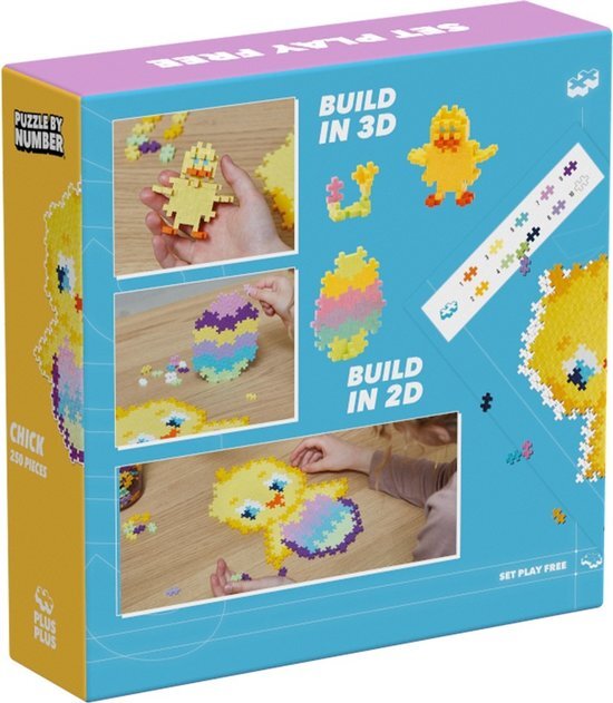 Plusplus Plus-Plus puzzle by number kuiken 250 stuks 3964