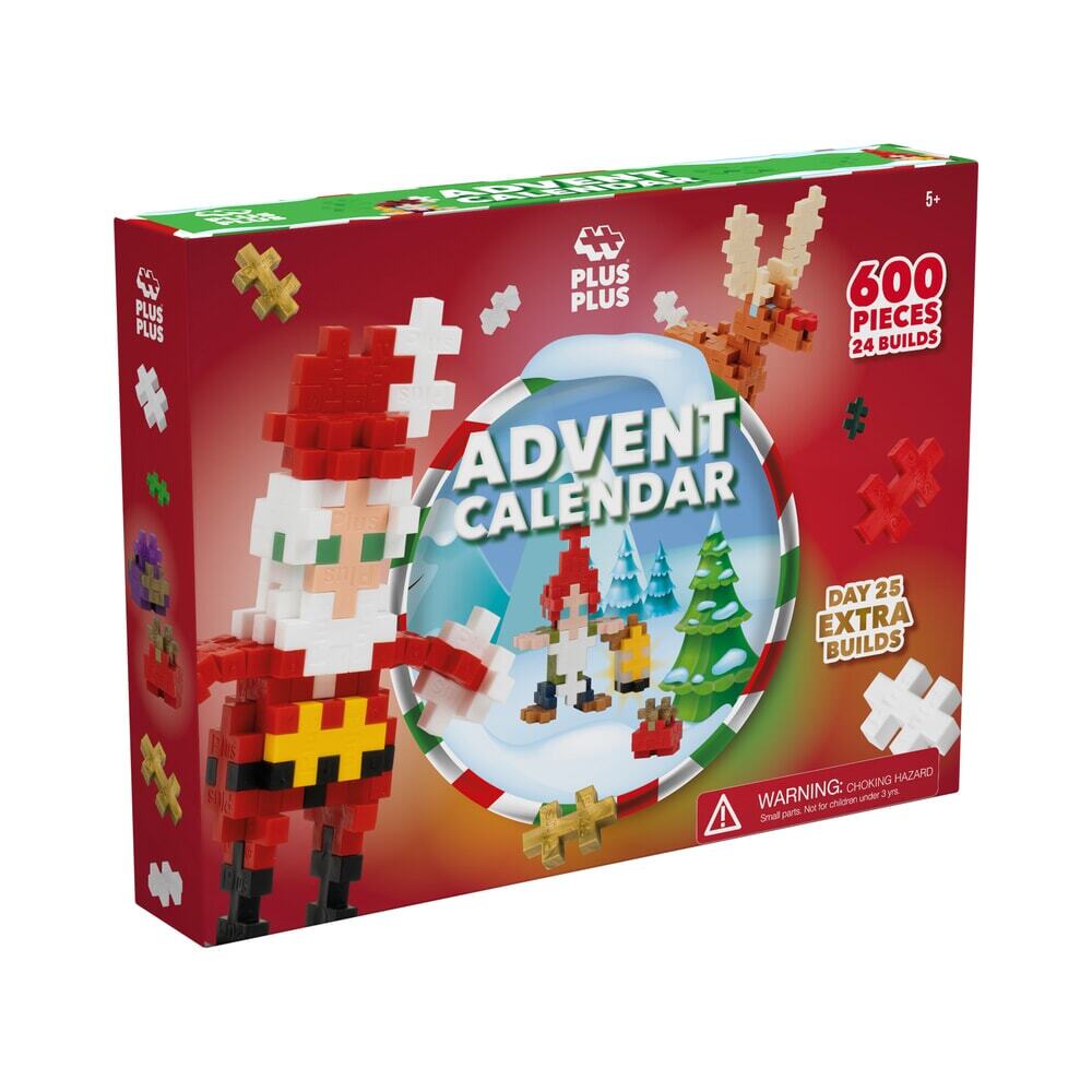 Plus-Plus Advent kalender Santa's world christmas (3973)