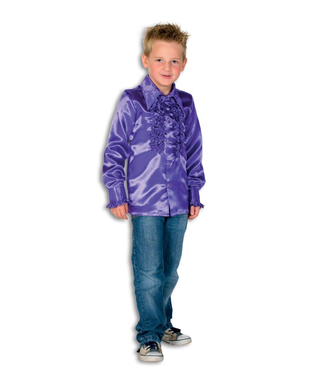 Ruche Blouse Paars