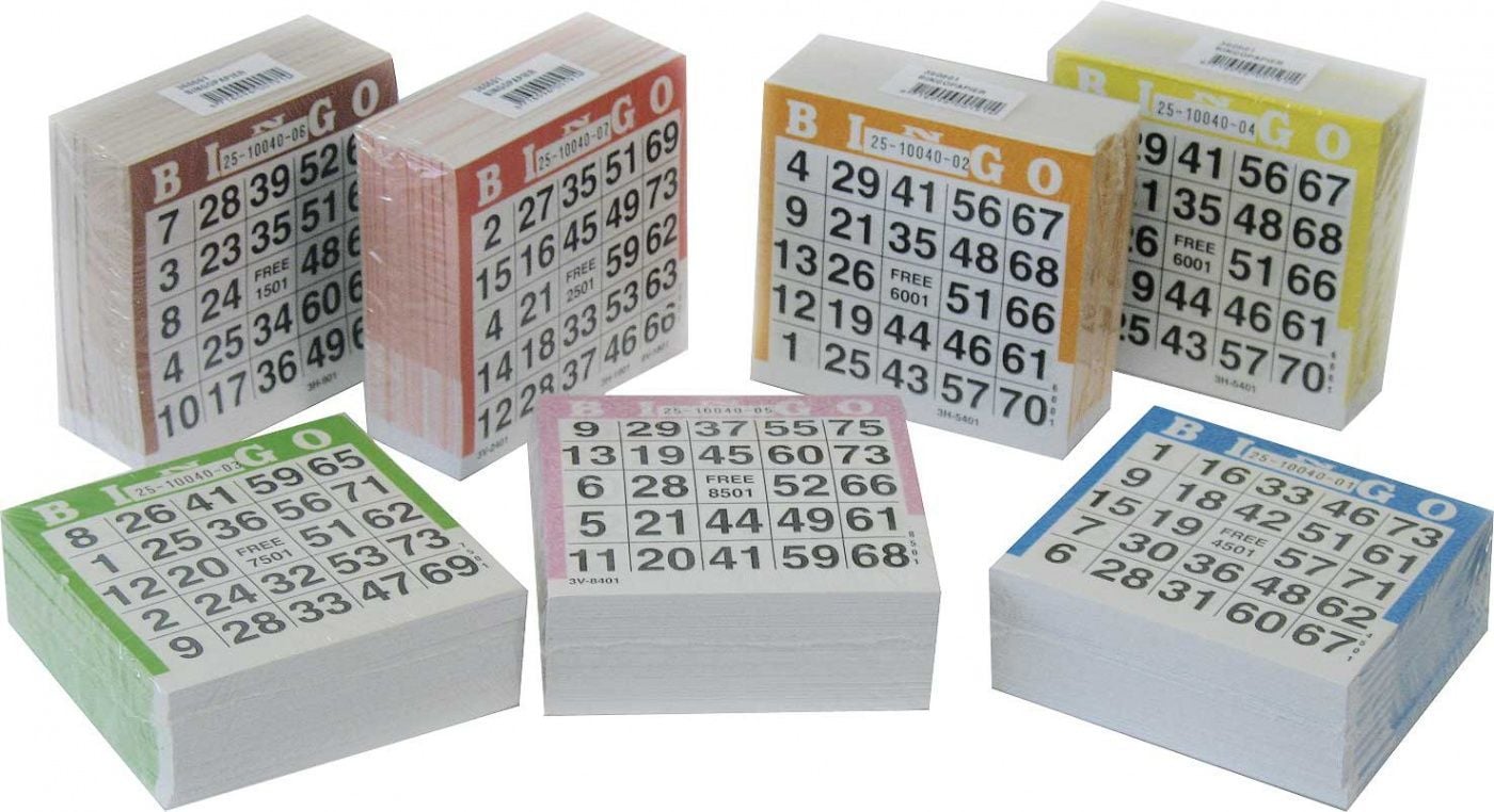 bingoblok 20x25vel blauw