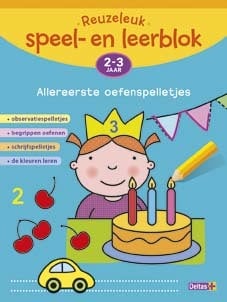Reuzeleuk speel- en leerblok alereerste oefenspelletjes (2-3 jaar) afbeelding