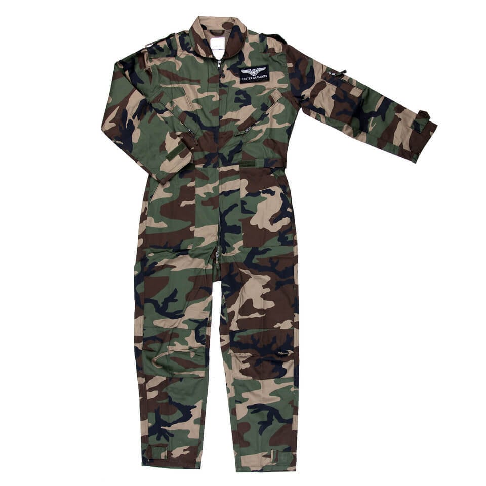 Piloten overall woodland