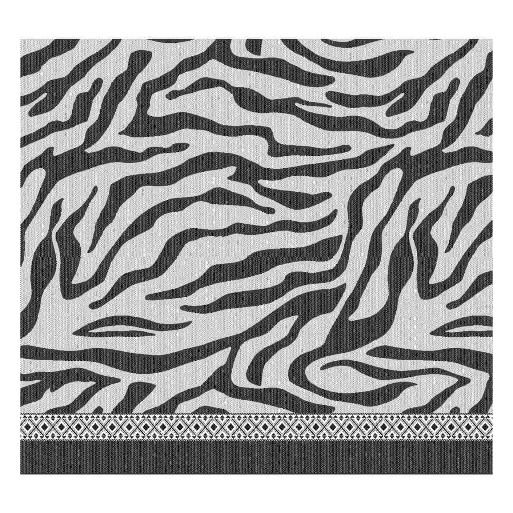 DDDDD theedoek africa black 65x60 cm