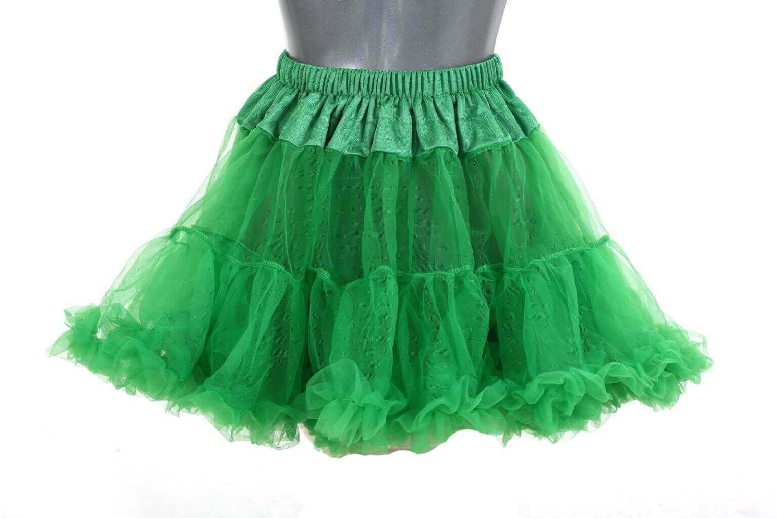 Petticoat kort groen