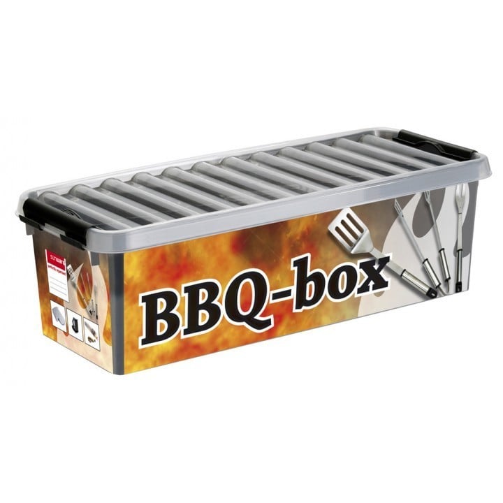 Sunware Q-line BBQ-box 9,5 liter metaal/transparant