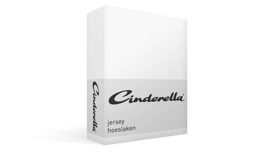 Cinderella hoeslaken jersey 160x200 white