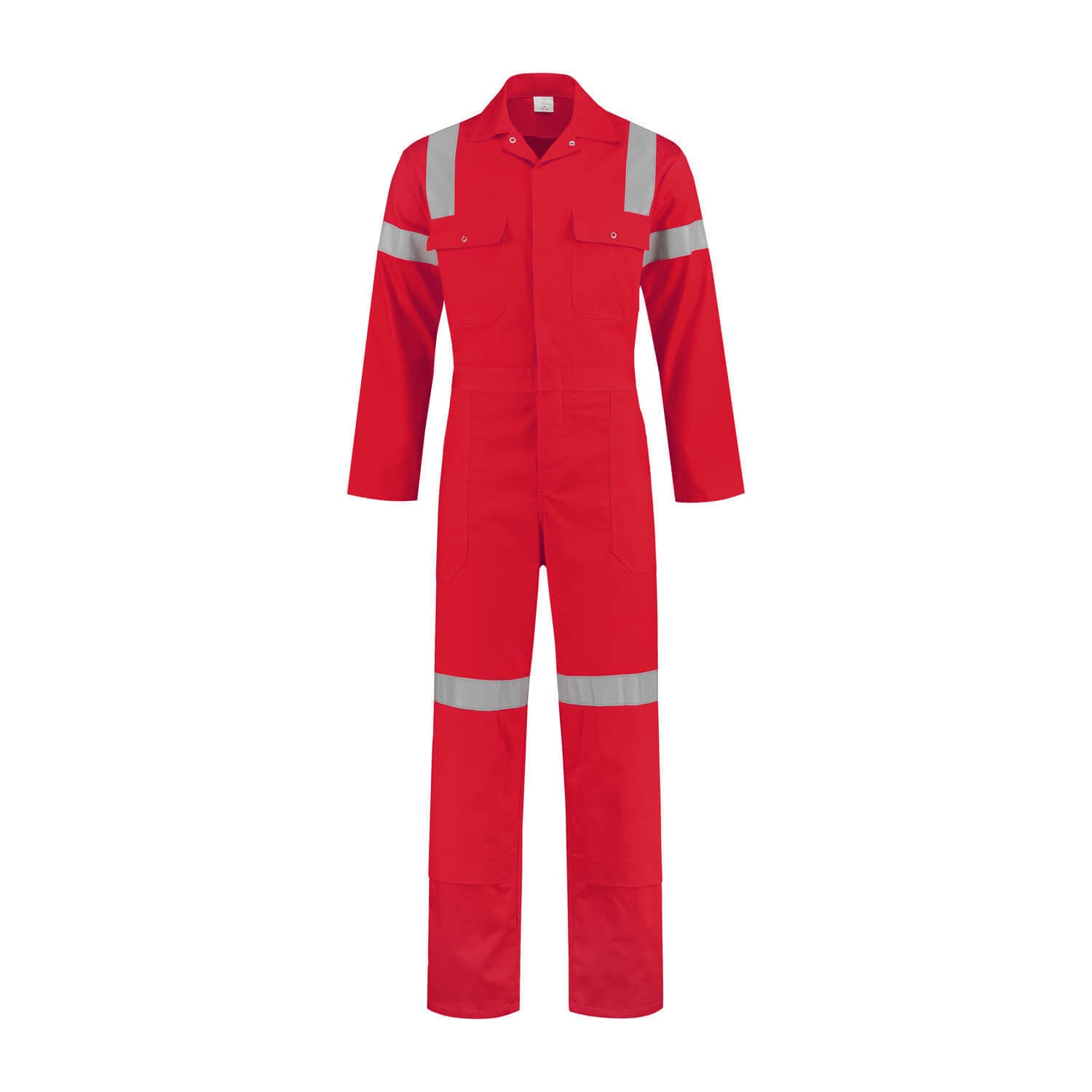 Hoge zichtbaarheids overall rood