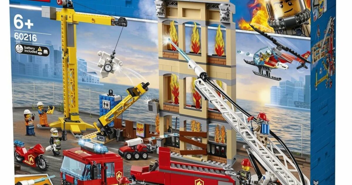 LEGO® City 60216 Brandweerkazerne in de stad | Coppens Warenhuis