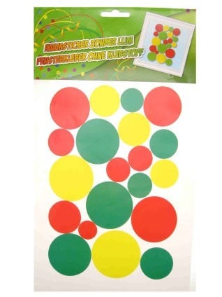 Raamsticker confetti