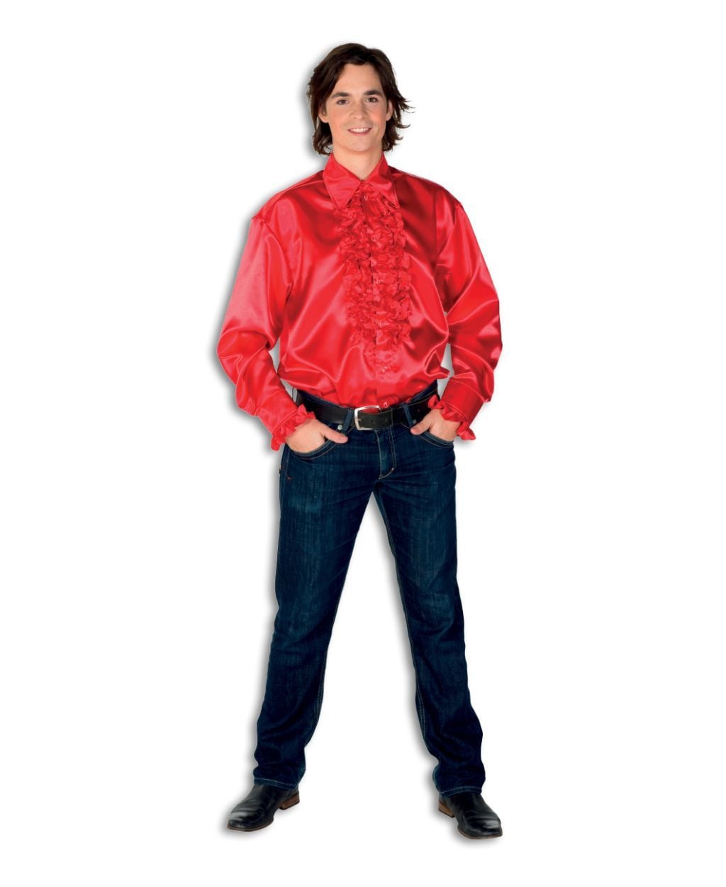 Ruche Blouse Rood