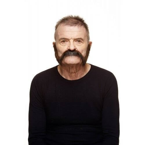 Snor Nigel zwart
