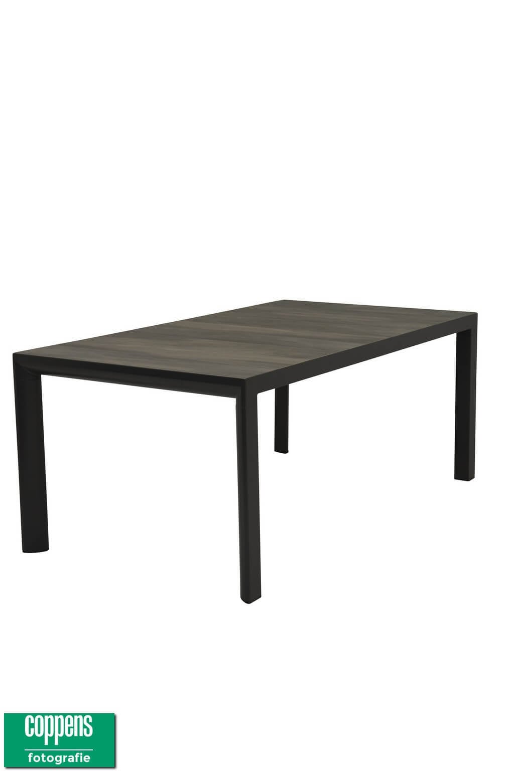 Qopps Kings tuintafel, 180 x 100 antraciet