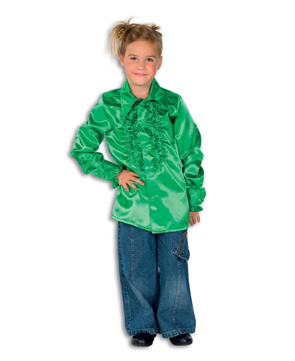 Ruche Blouse Groen