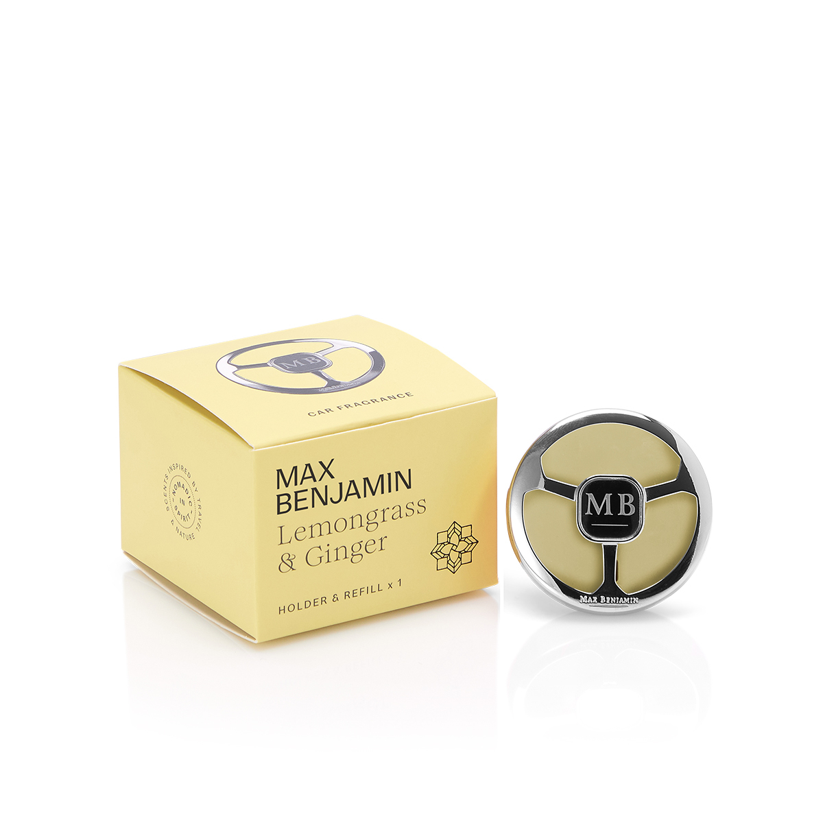 Max Benjamin Car Fragrance Dispenser Lemongrass & Ginger