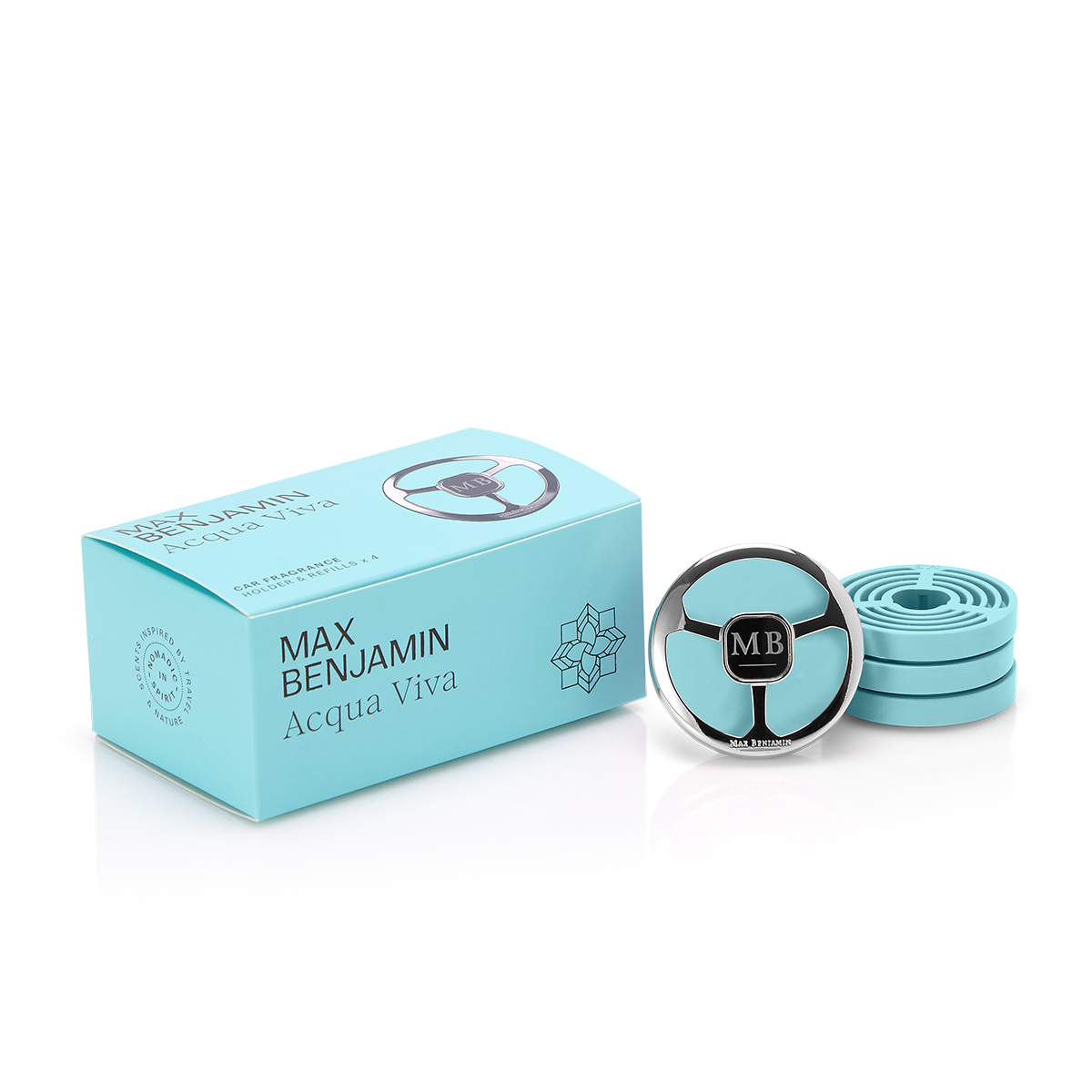 Max Benjamin Car Fragrance Gift Set Acqua Viva