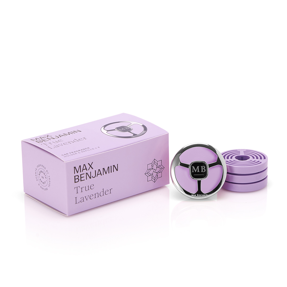 Max Benjamin Car Fragrance Gift Set True Lavender