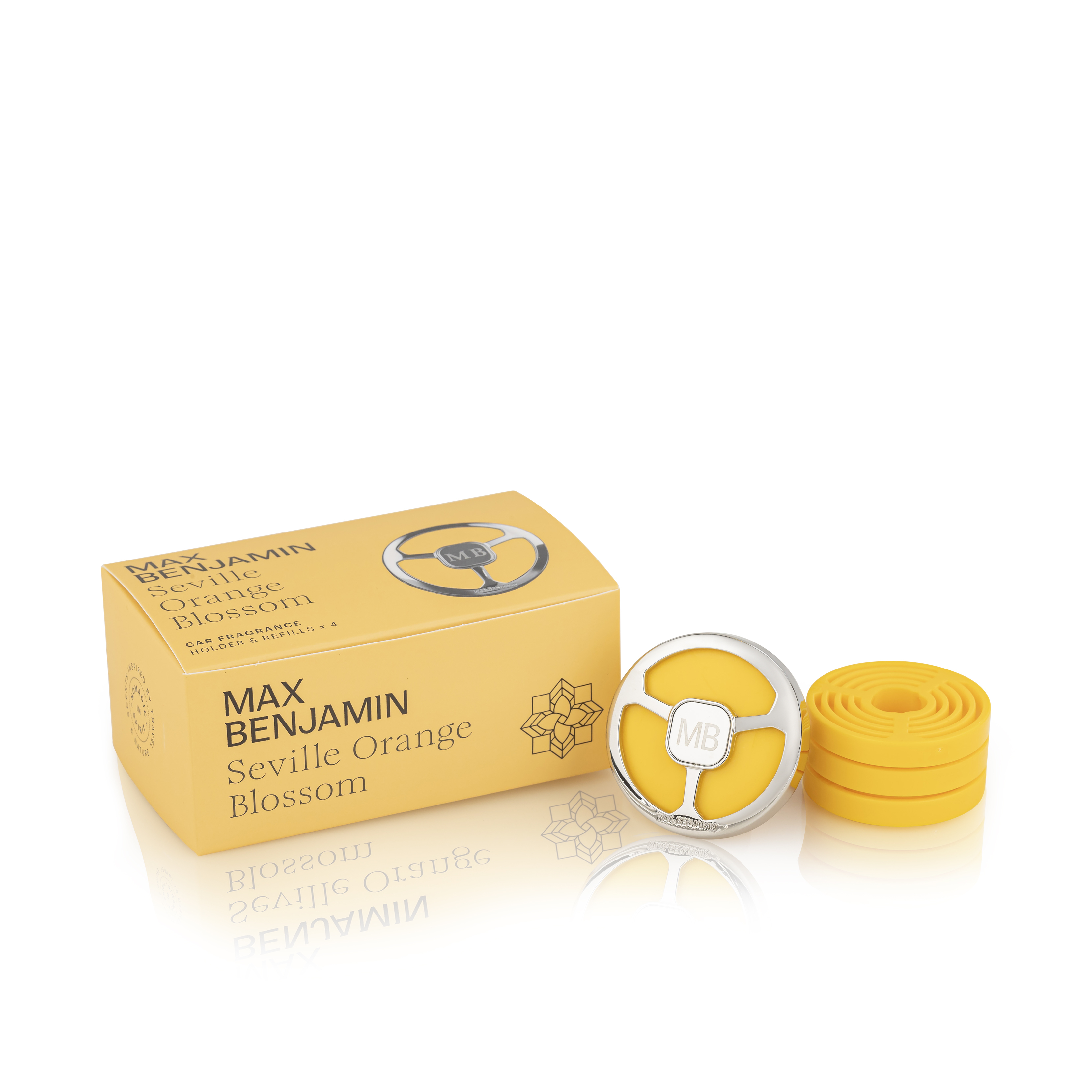 Max Benjamin Car Fragrance Gift Set Seville Orange Blossom