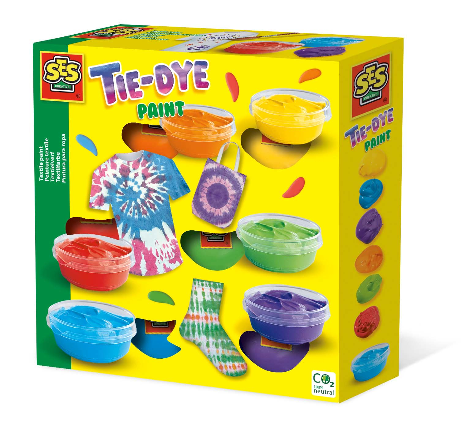 SES Tie-dye textielverf afbeelding