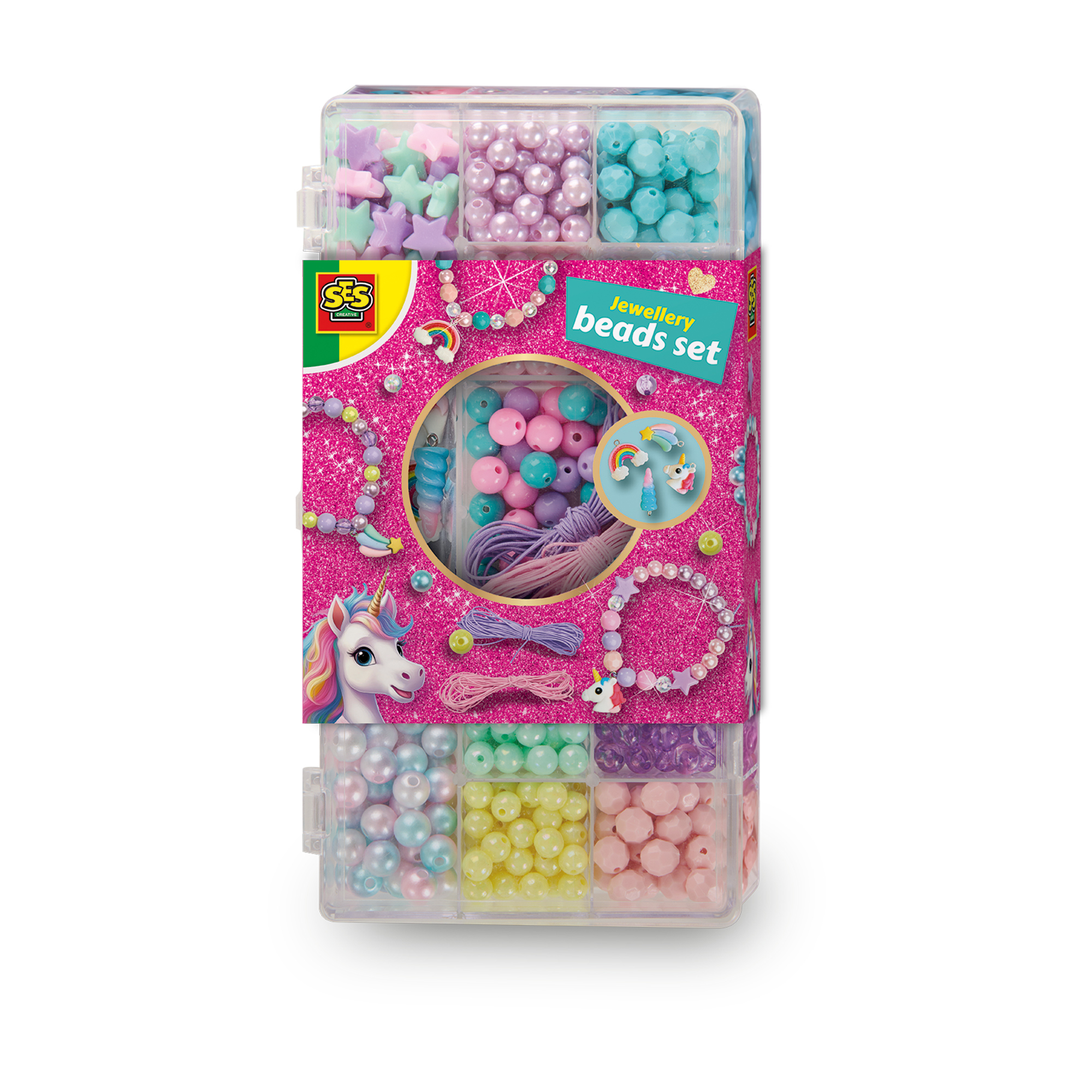 SES unicorn sieraden kralenset