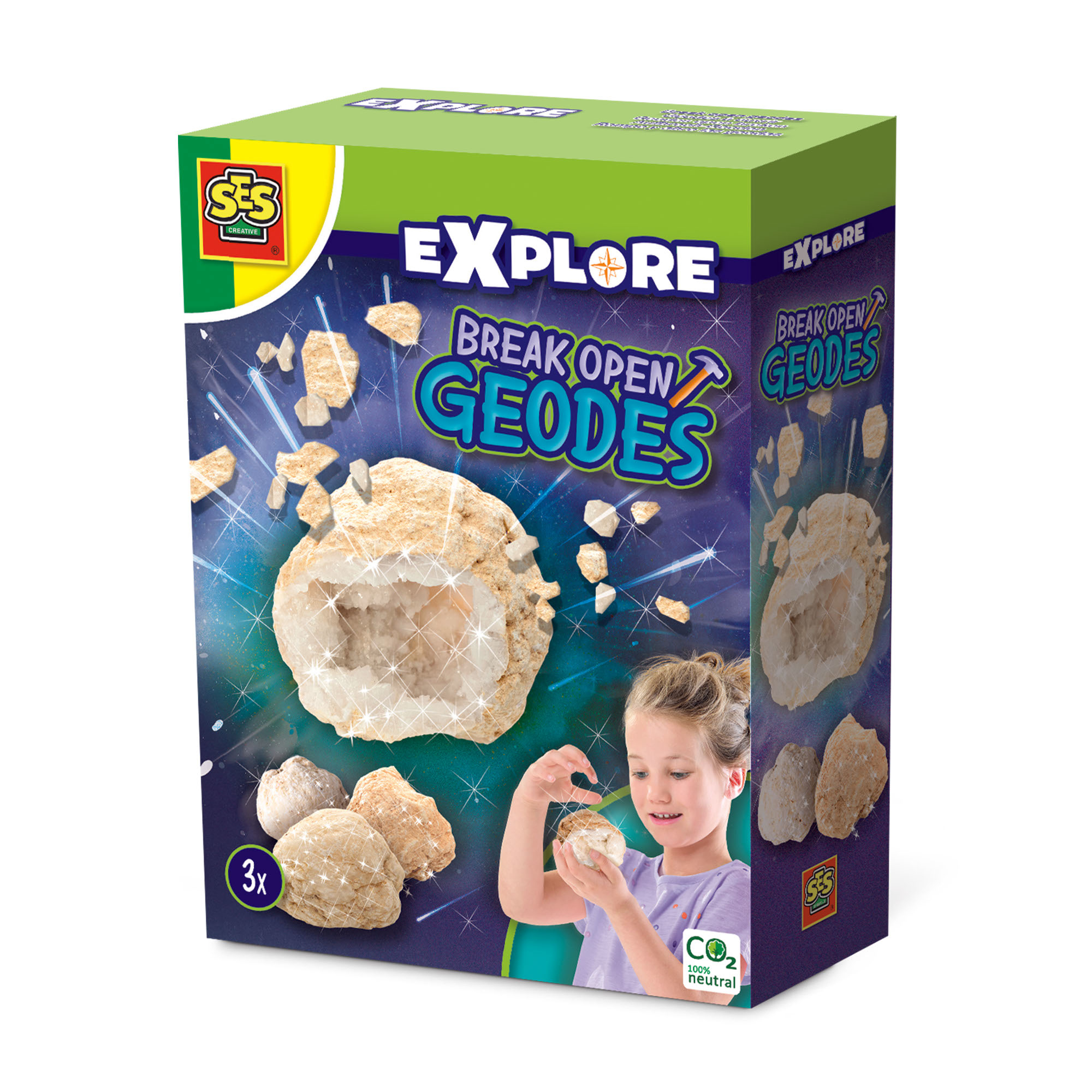 SES geodes open breken