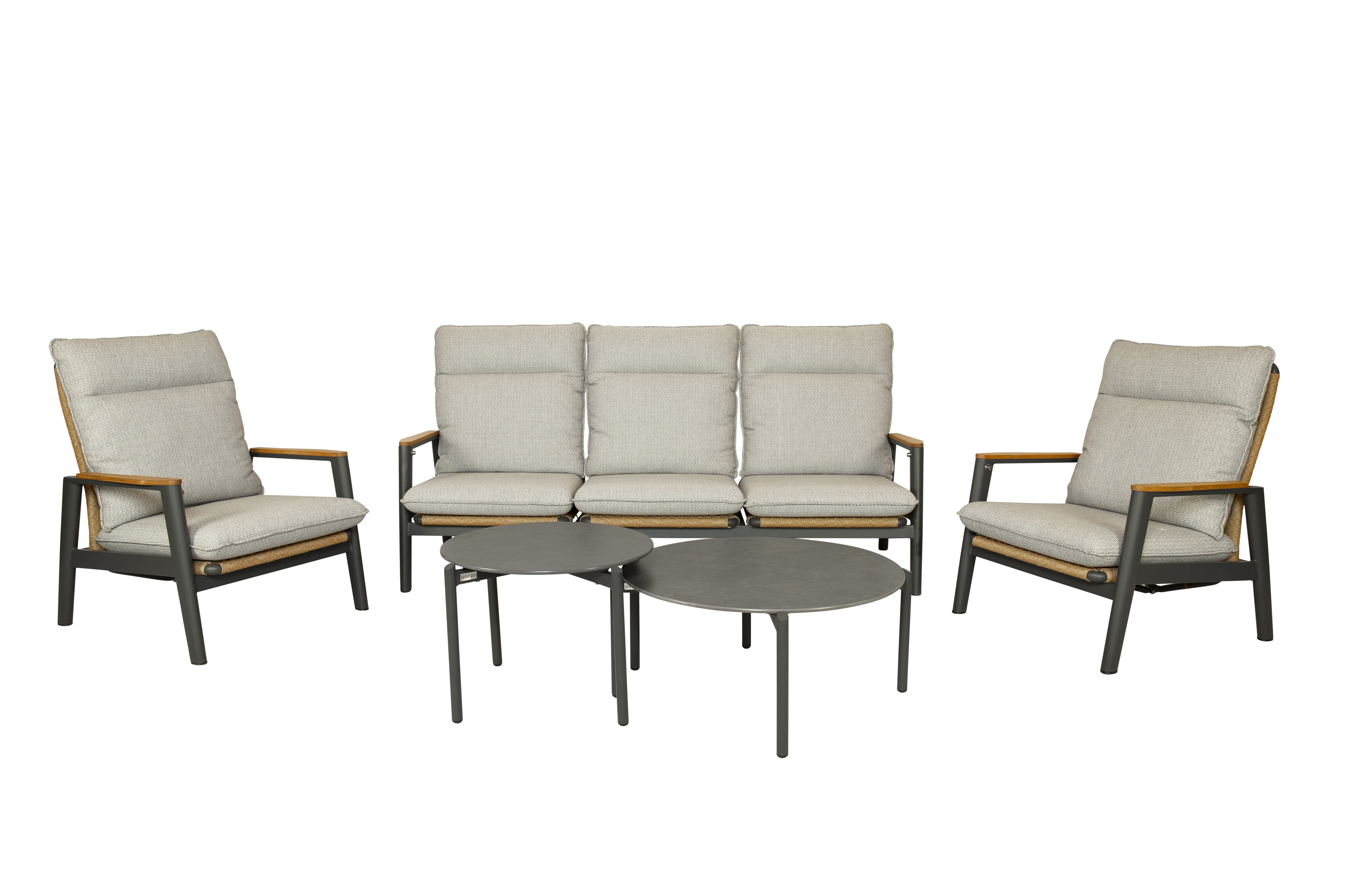 Qopps Yvori loungeset met Dagoo koffietafeltjes