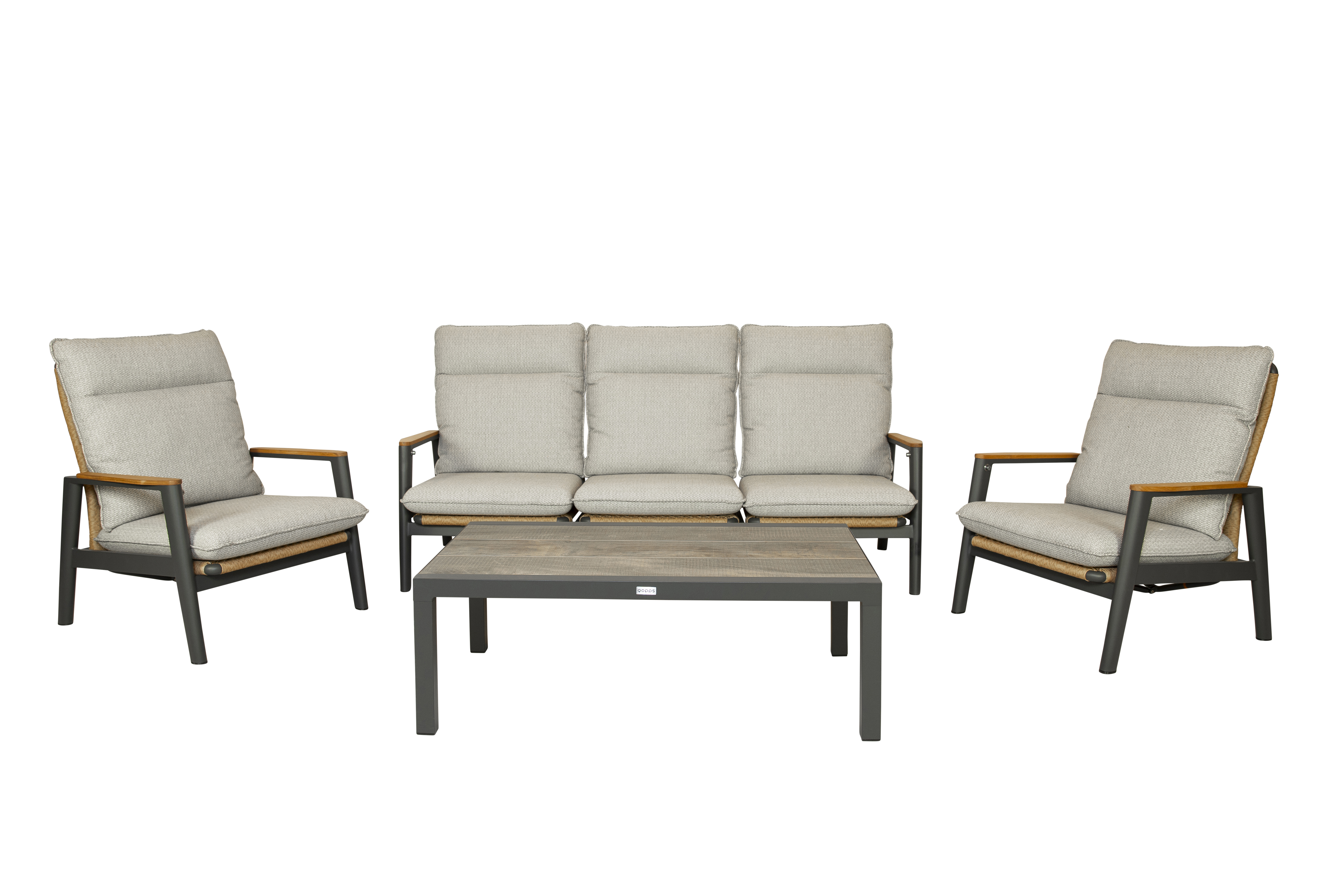 Qopps Yvori loungeset met Devis koffietafel