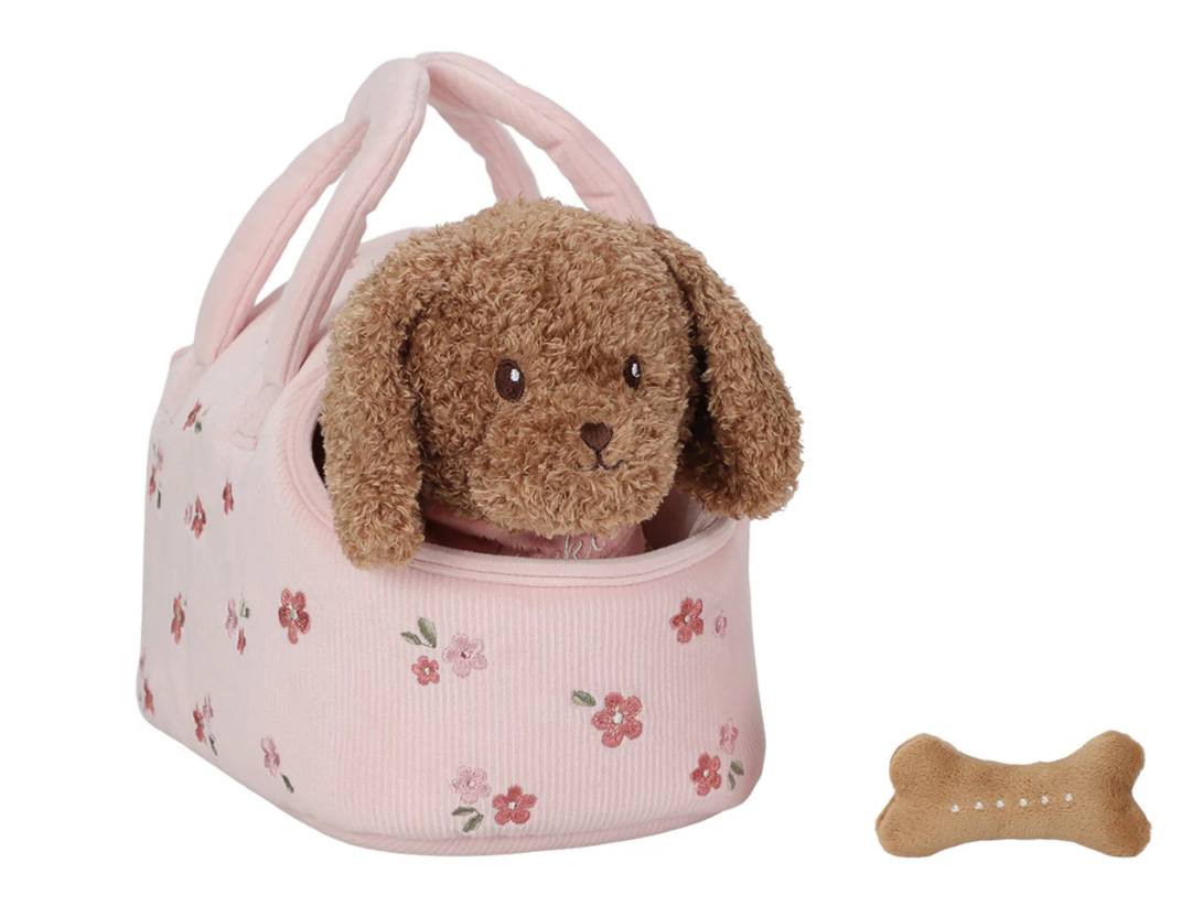 Little Dutch knuffelhond Jackie in tas GRS