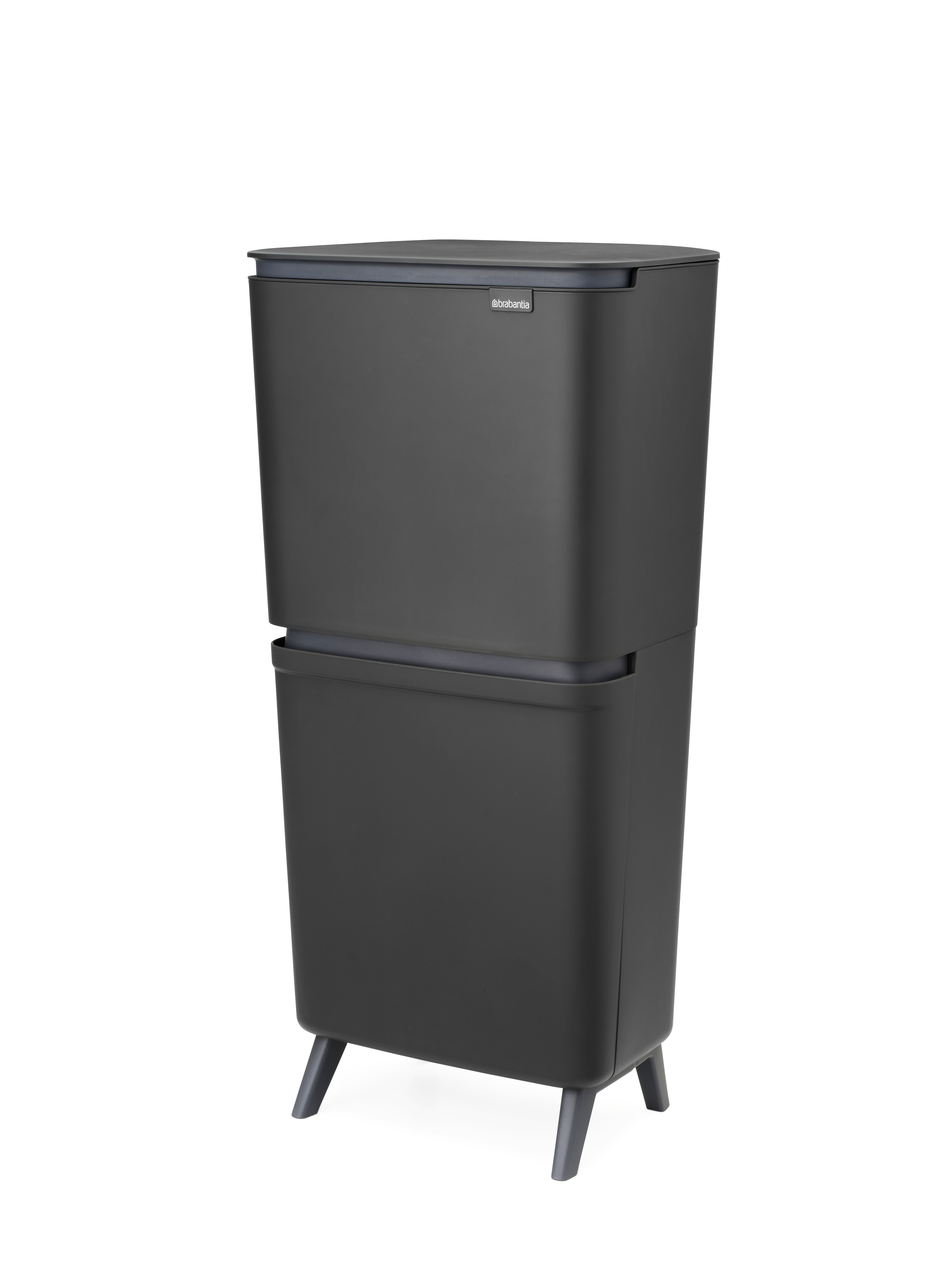 Brabantia SortUp recycle prullenbak Hi 10+10+25 liter dark grey