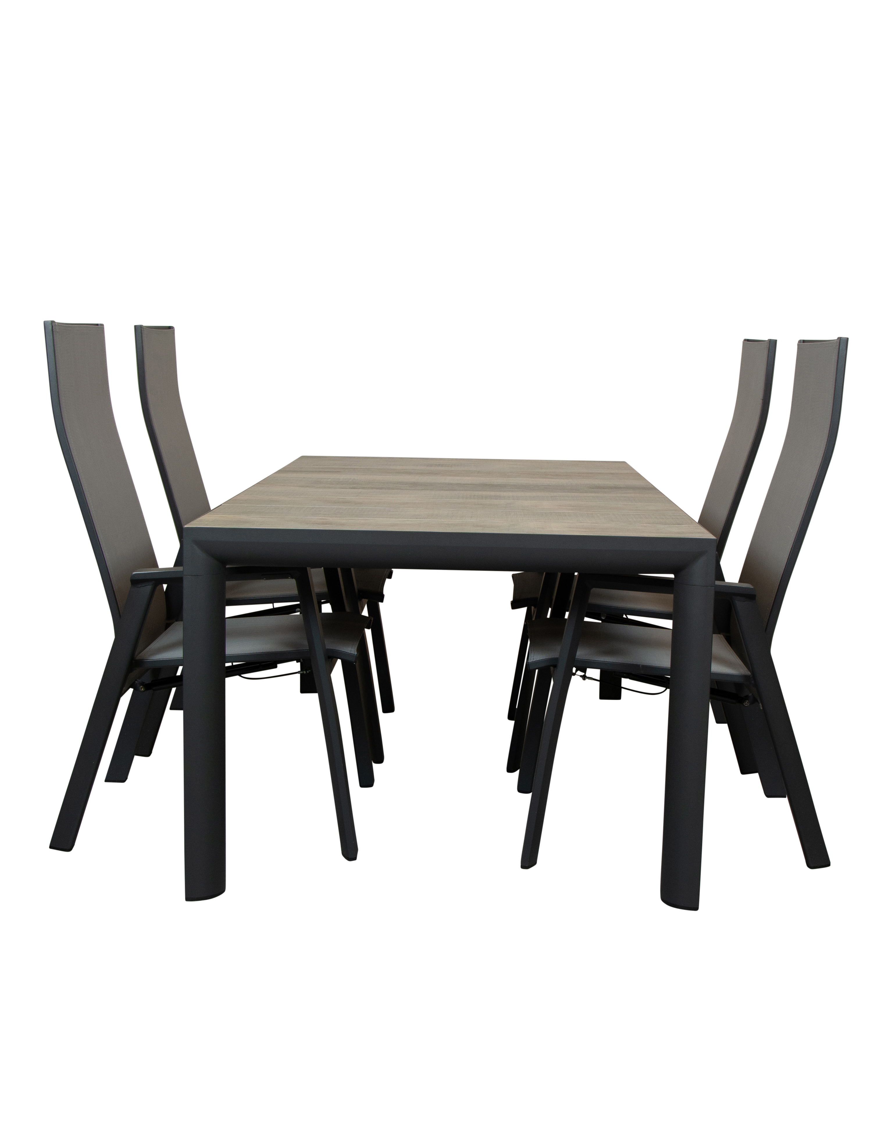 Qopps Kings tuintafel met Palsa gasveer verstelbare tuinstoel