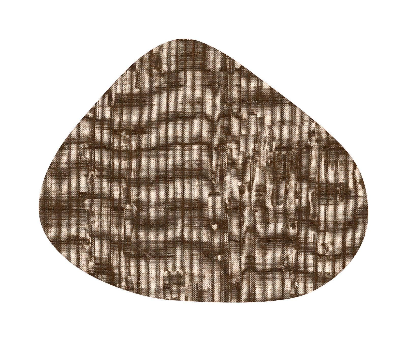 Wicotex Placemat luxx curved chocolade