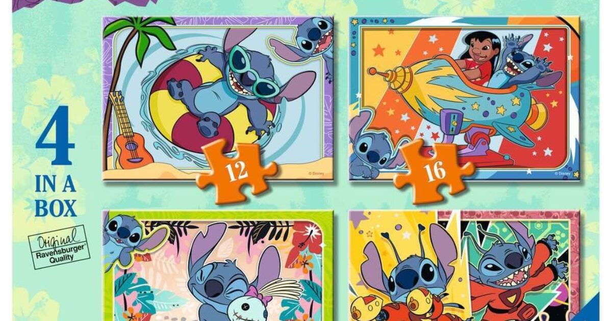 Ravensburger puzzel Disney stitch 12-16-20-24… | Coppens Warenhuis