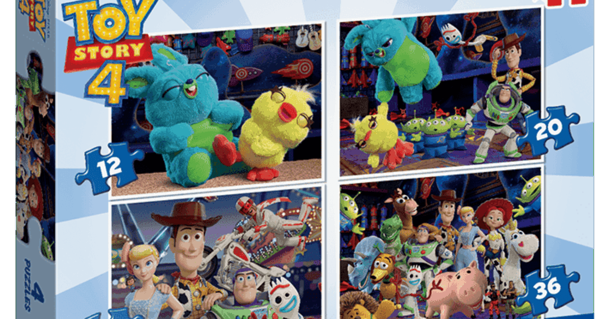 Jumbo Disney Toy Story 4 4 in 1 Puzzle Pack | Coppens Warenhuis