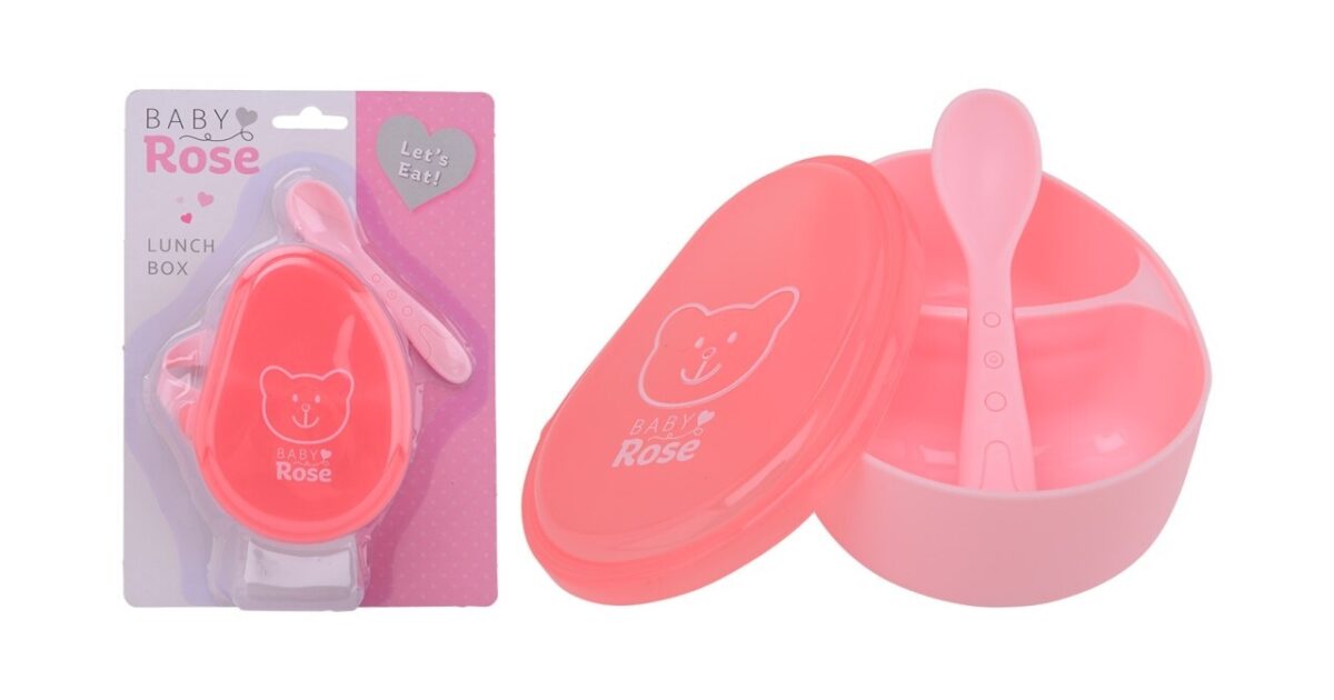 Baby Rose lunch trommel op kaart