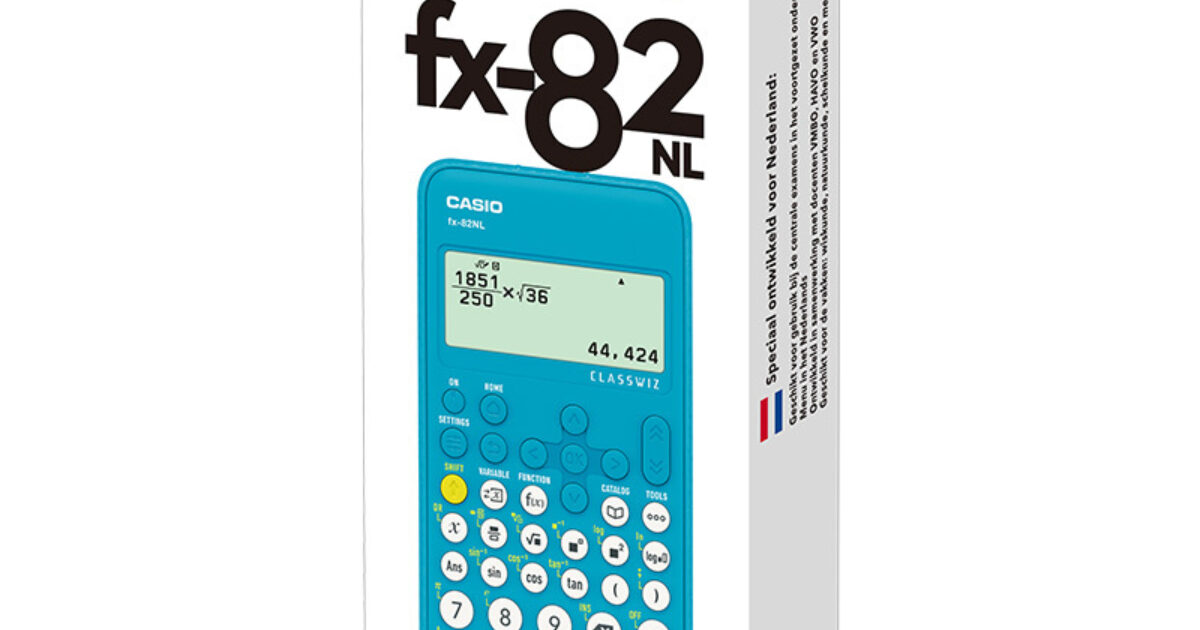Casio fx-82 NL rekenmachine (opvolger van fx-82MS… | Coppens Warenhuis