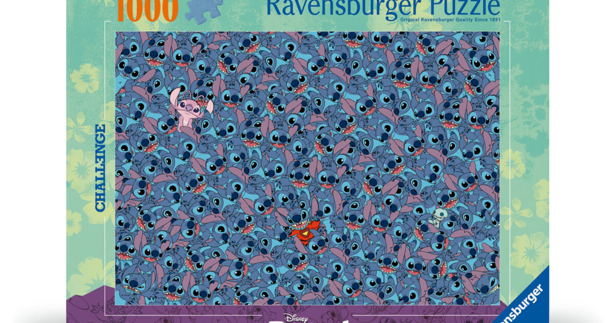Ravensburger Disney Stitch Challenge 1000 stukjes | Coppens Warenhuis