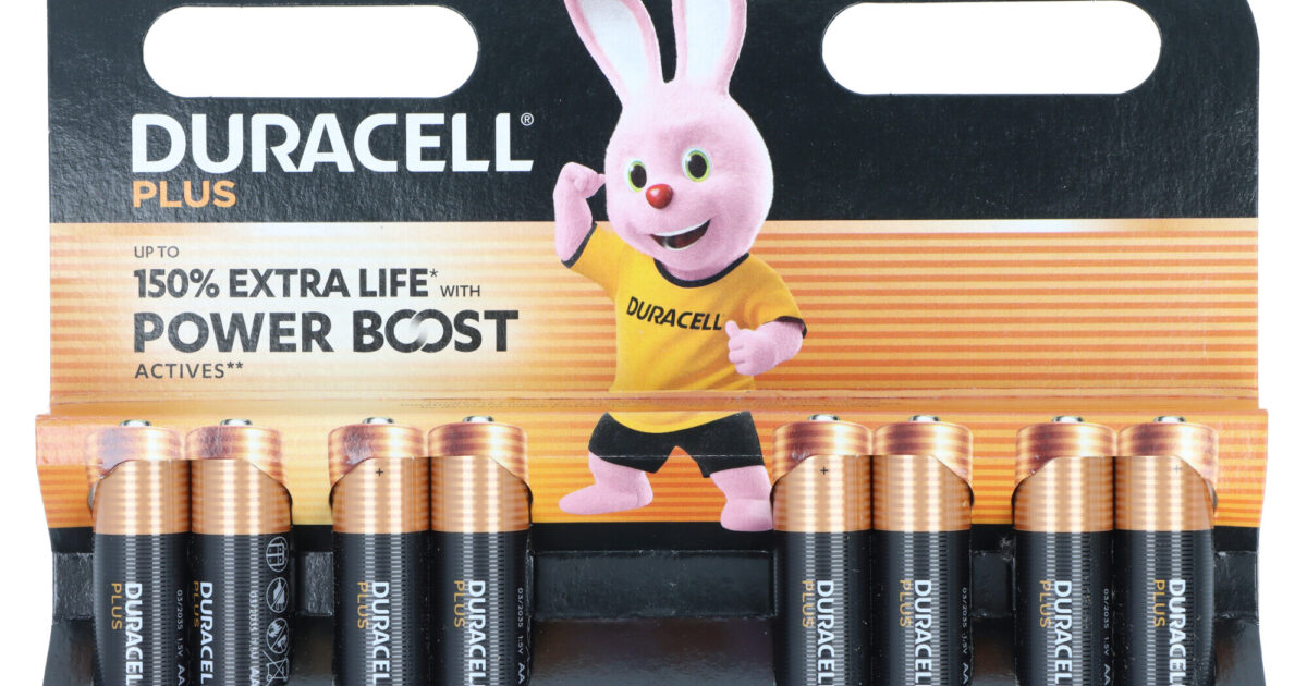 Duracell Plus Power Boost AA 8 pack | Coppens Warenhuis