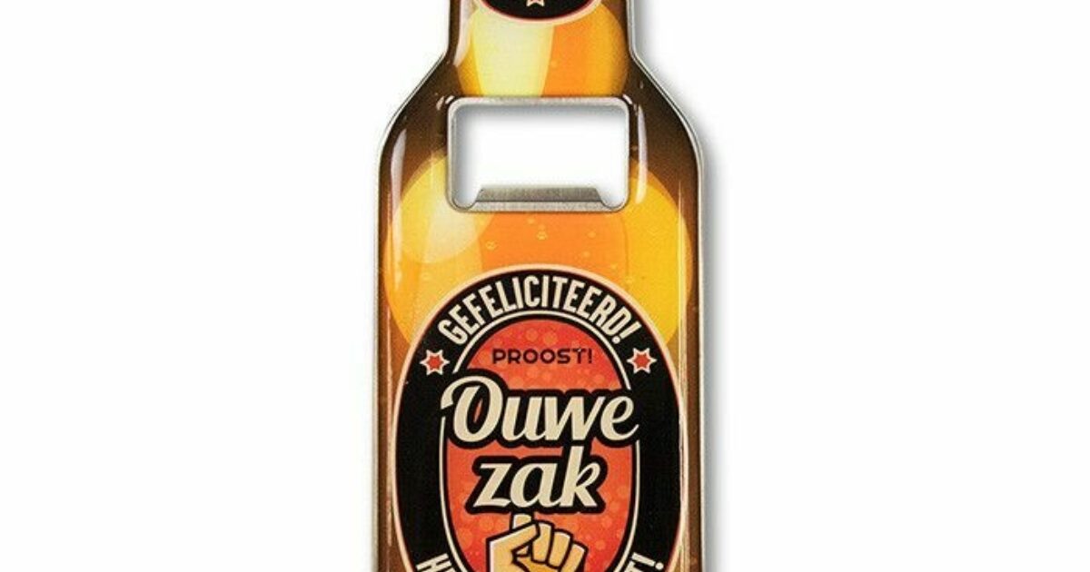 Bieropener ouwe zak Op=Op | Coppens Warenhuis