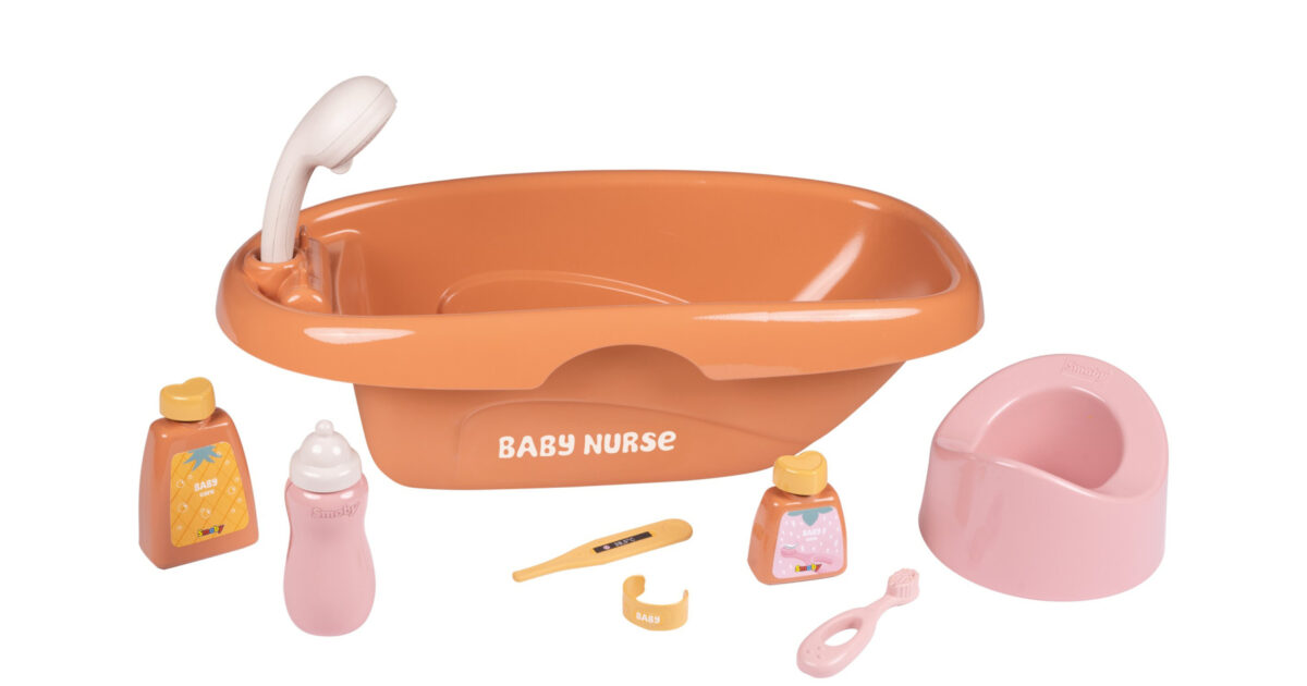 Smoby baby nurse badset met accessoires