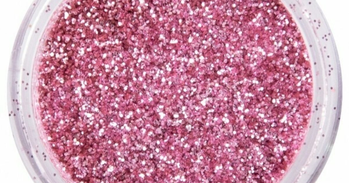 PXP biodegradable soft pink powder glitter 2.5 gr. | Coppens Warenhuis