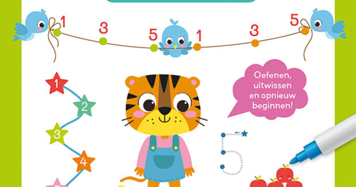 Mijn Oefenboek Op Afwasbaar Papier