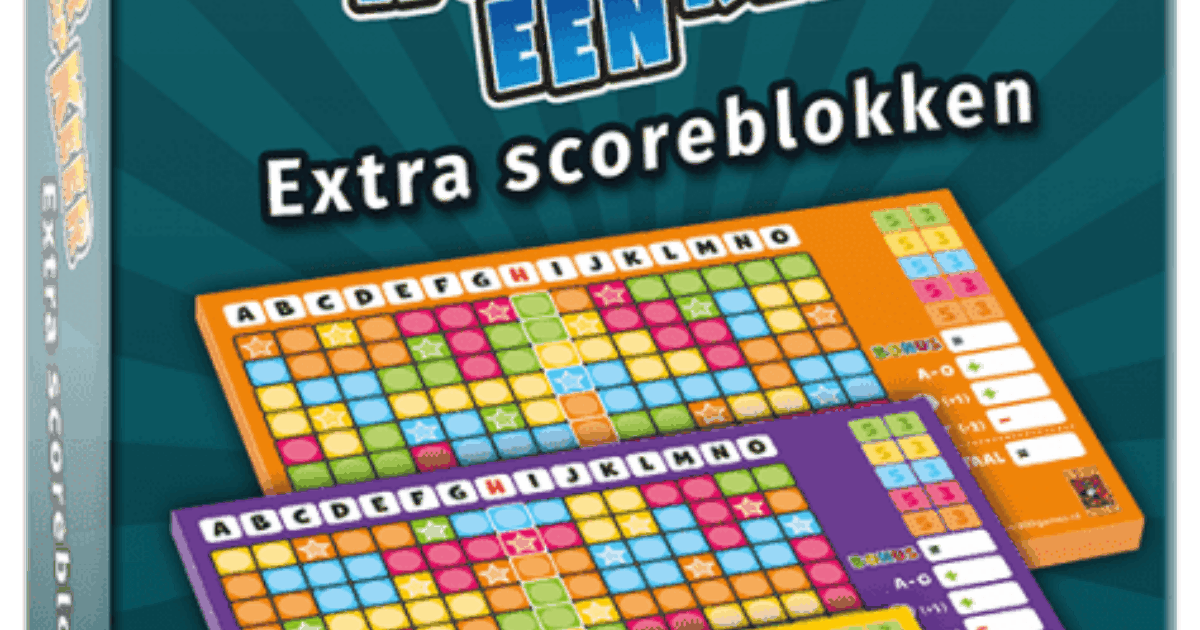 999 Games Keer op Keer Scoreblok 3 stuks Level 2,… | Coppens Warenhuis