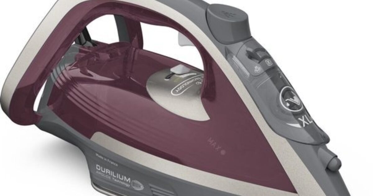 Fer à Repasser Vapeur Tefal Express FV2837 - 2400W, Débit Vapeur 40 G/min, Semelle Anti-Adhésive, Réservoir 270 Ml