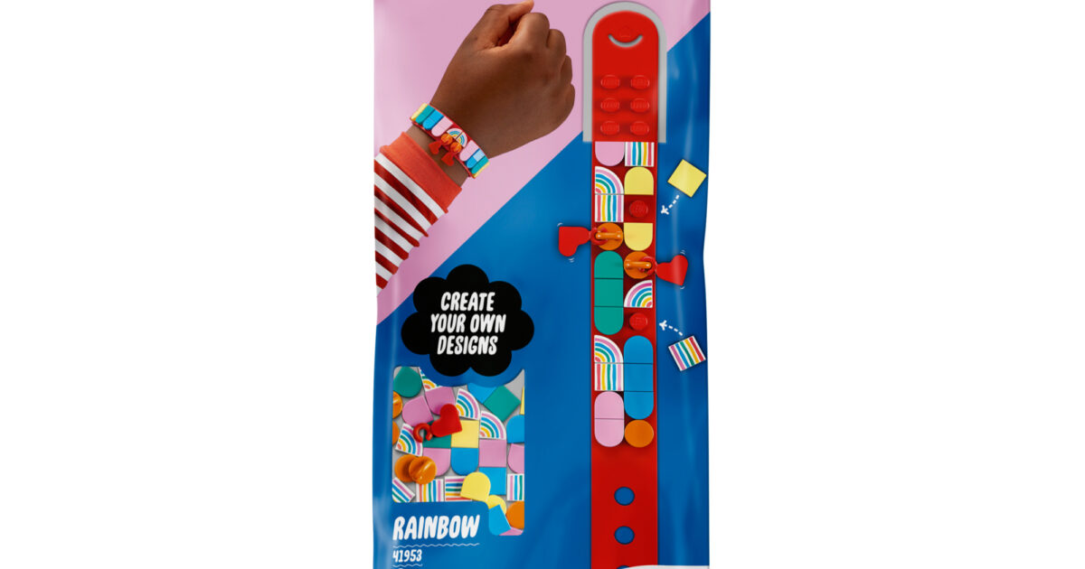 41953 Lego Rainbow Bracelet Rainbow Bracelet With Charms 41953