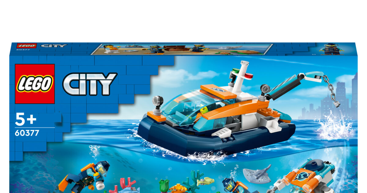 LEGO® City 60377 Ocean Explorer boot | Coppens Warenhuis