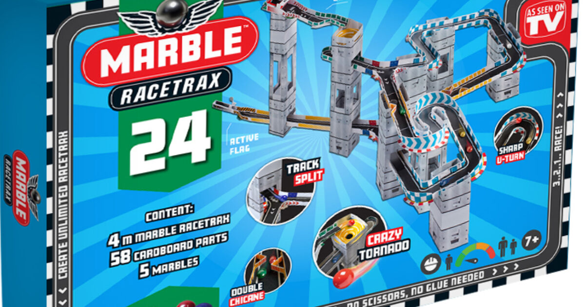 Marble Racetrax knikkerbaan starter set 24 sheets | Coppens Warenhuis