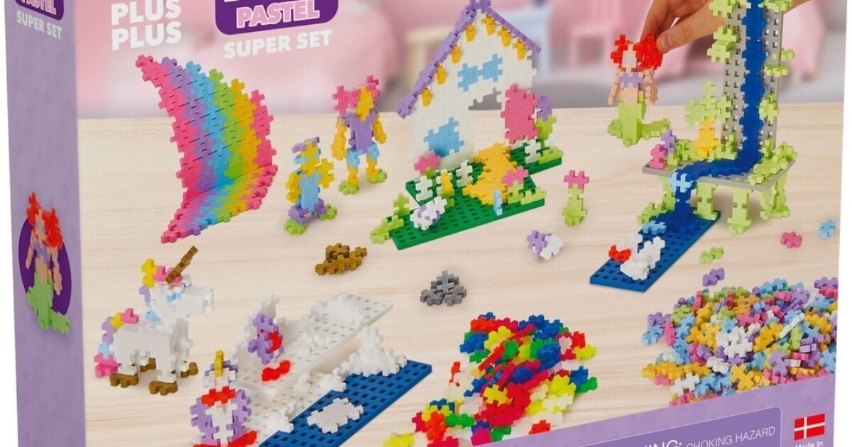 Plusplus Learn to Build pastel Plus-Plus: 1200… | Coppens Warenhuis