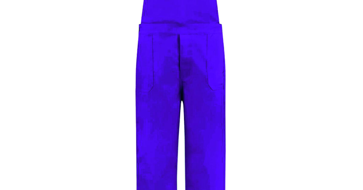 Fashion Sécurité Pep's Werk-tuinbroek voor dames, paars (violet/zwart), maat: L (44/46 Fashion Sécurité Pep's Werk-tuinbroek voor dames, paars (violet/zwart), maat: L (44/46
