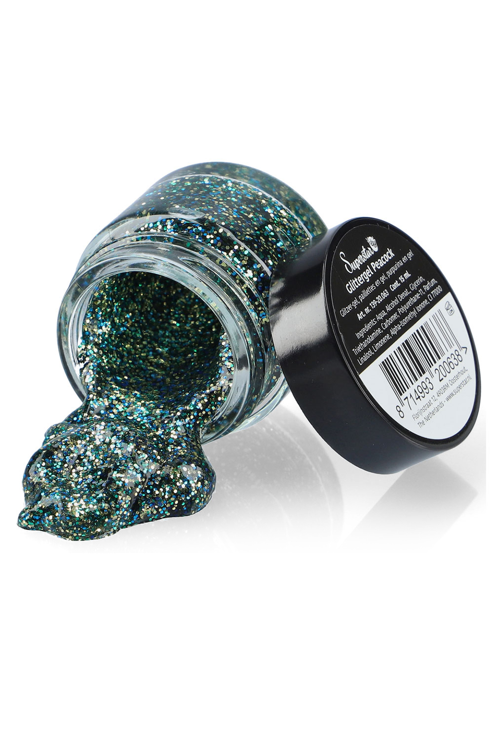 Gel superstar glitter Peacock 15 ml