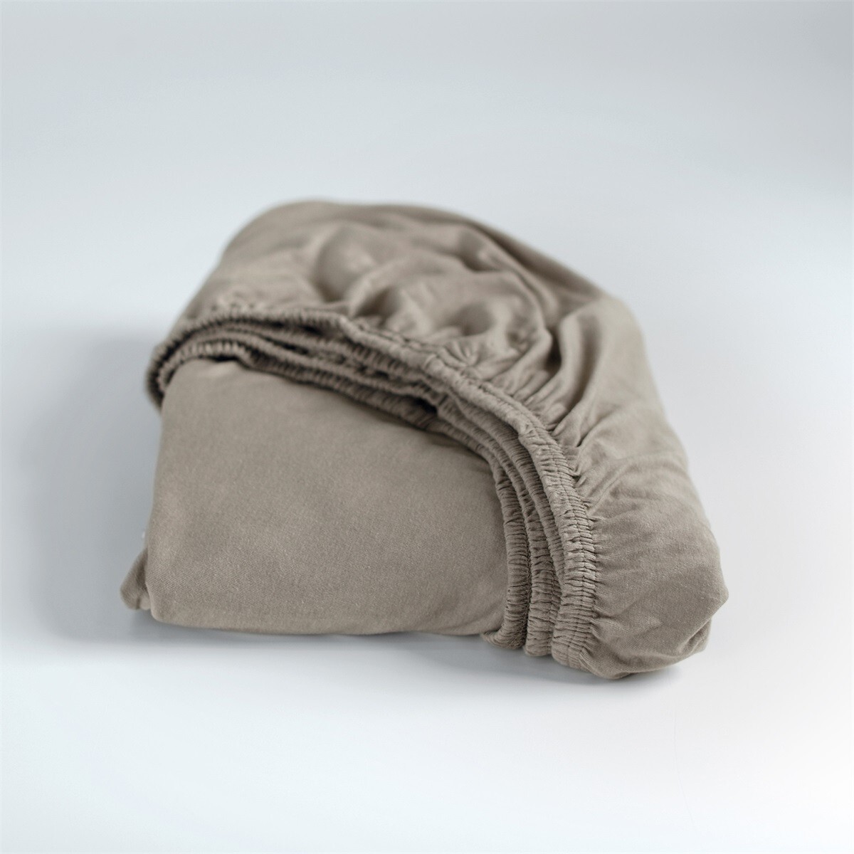 Cinderella hoeslaken jersey 200x210/220 taupe (tot 25cm)