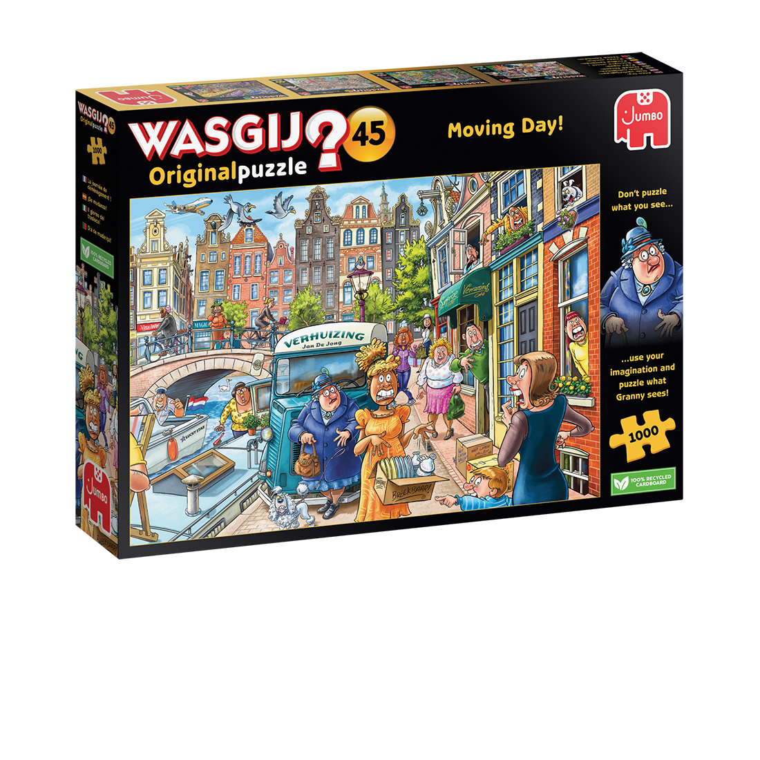 Jumbo Wasgij original 45 moving house 1000 stukjes afbeelding
